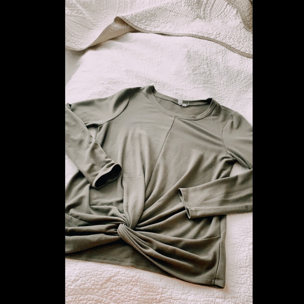 Hunter green long sleeve